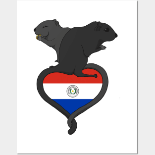 Gerbil Paraguay (dark) Posters and Art